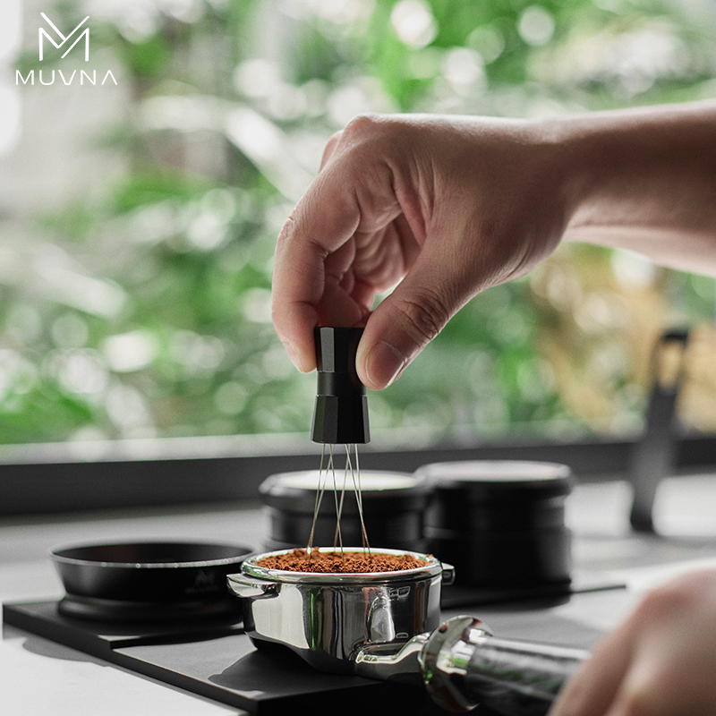 Coffee Distribution Tool - MUVNA Coffee WDT espresso tool Adjustable