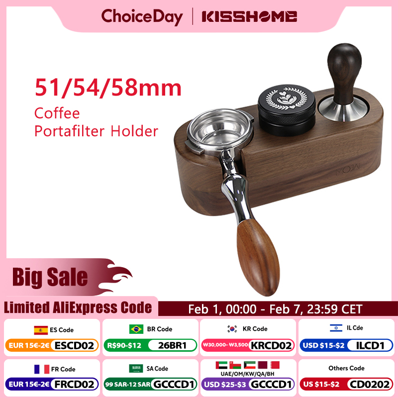 Espresso Tamper Set - Coffee Tamper Station Stand Portafiler Holder