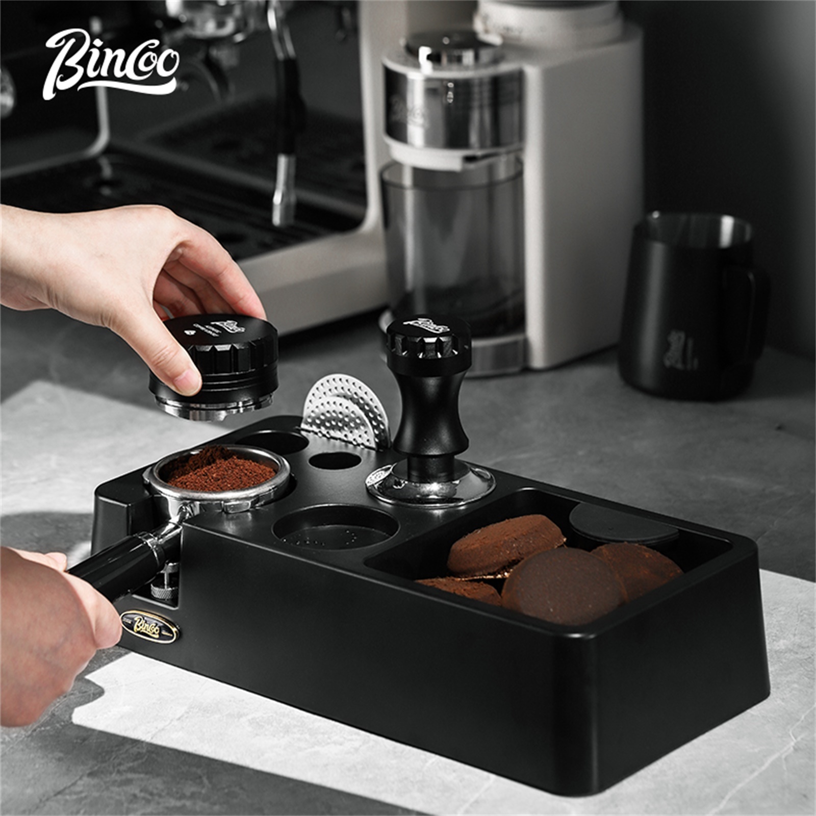 Bincoo Coffee Distributor 51/5 - огляд і ціна Espresso Tamper Set