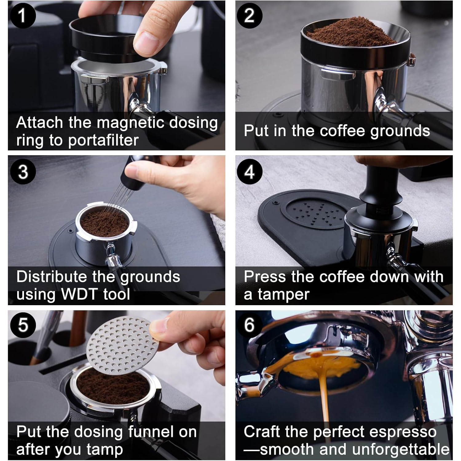 Coffee Accessories Kit 51MM 53 - огляд і ціна Espresso Tamper Set
