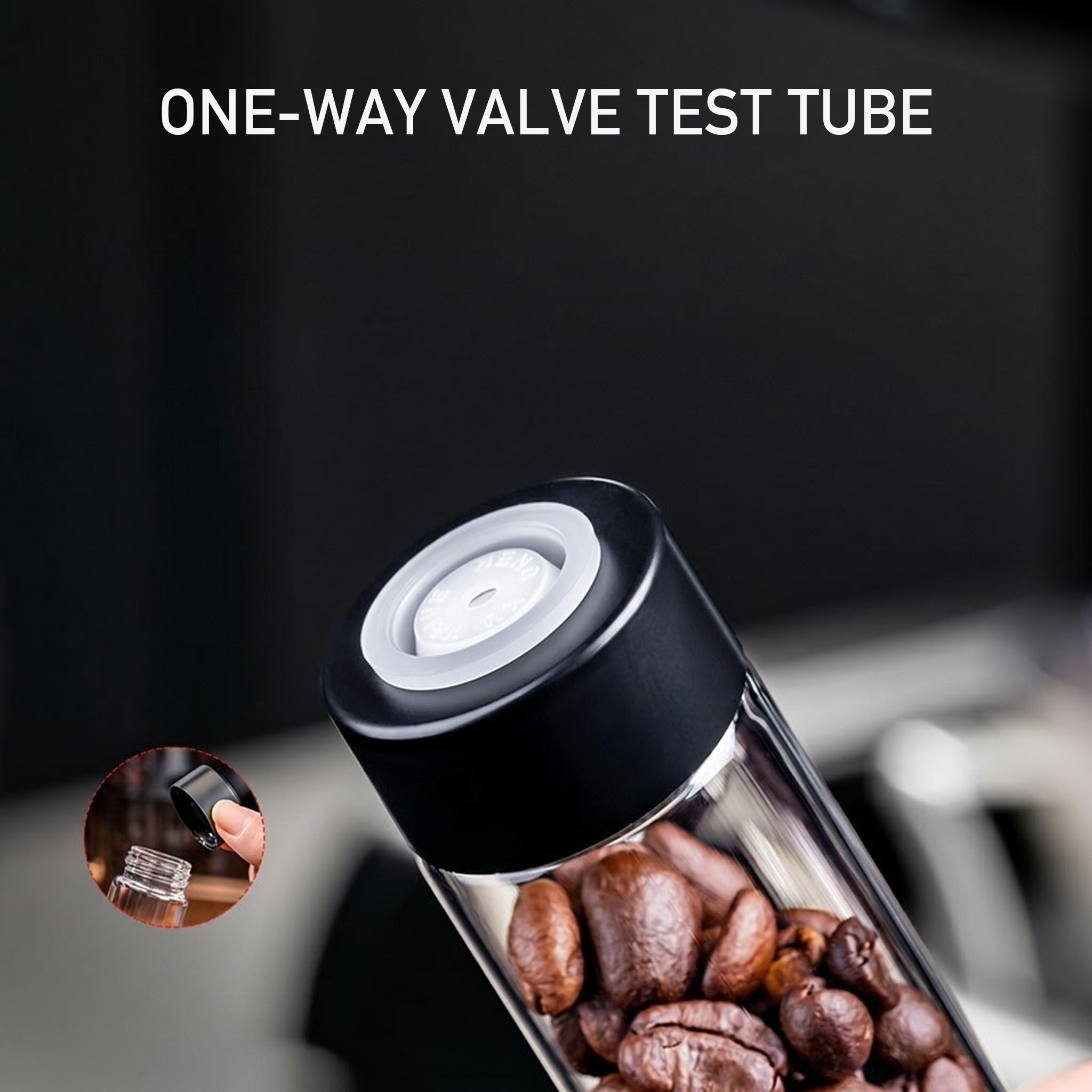 Sealed Glass 12Tubes Coffee Be - огляд і ціна Coffee Equipment Organizer