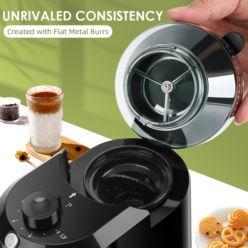 Wancle Electric Burr Coffee Gr - огляд і ціна Coffee Grinder Burr Flat