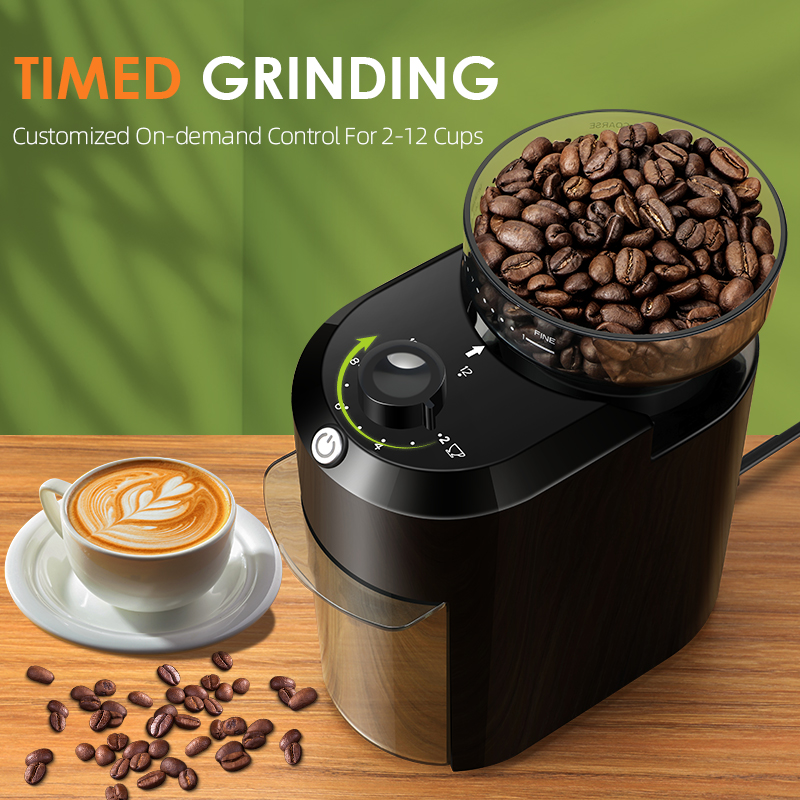 Wancle Electric Burr Coffee Gr - огляд і ціна Coffee Grinder Burr Flat