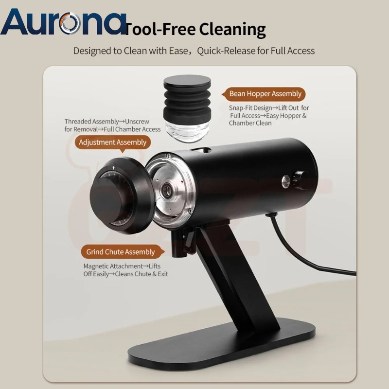【Appliances】 FL250 Adjustable  - огляд і ціна Coffee Grinder Burr Flat