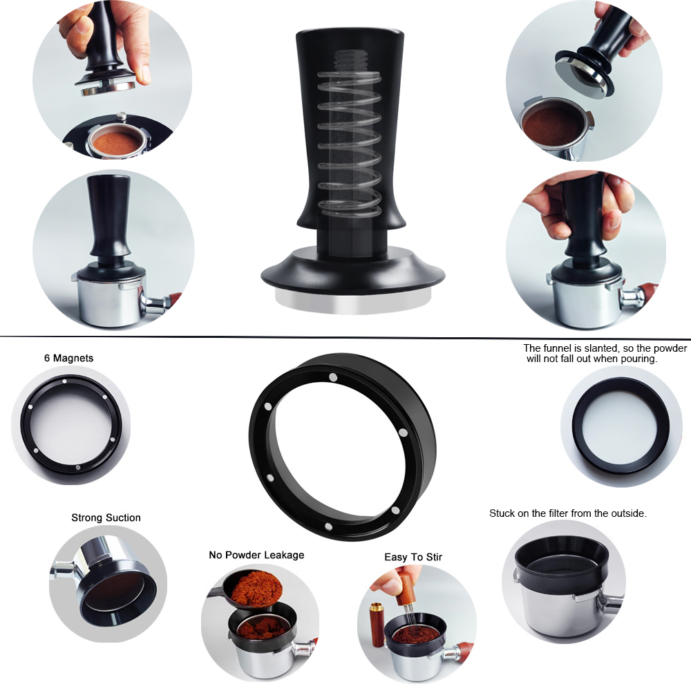 51/53/58mm Espresso Tamper, 5P - огляд і ціна Espresso Tamper Set