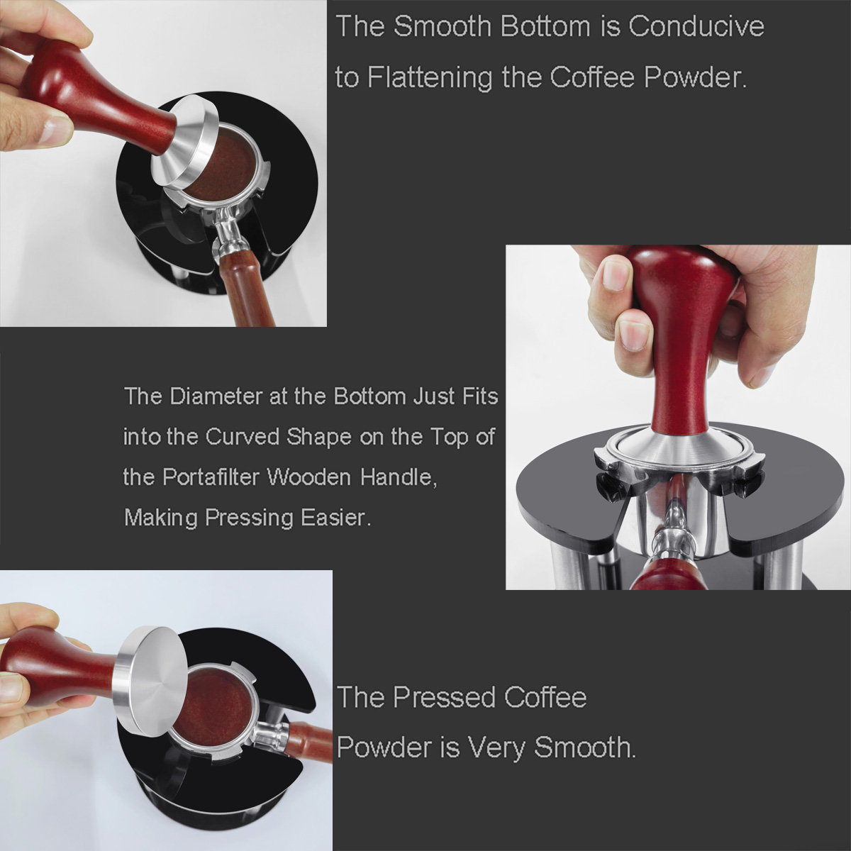 51mm 53mm 58mm Espresso Tamper - огляд і ціна Espresso Tamper Set