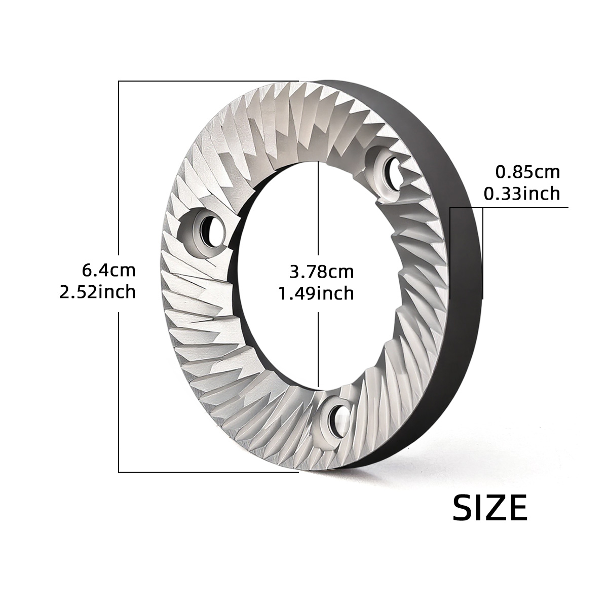 2PCS Coffee Grinding 64mm Flat - огляд і ціна Coffee Grinder Burr Flat