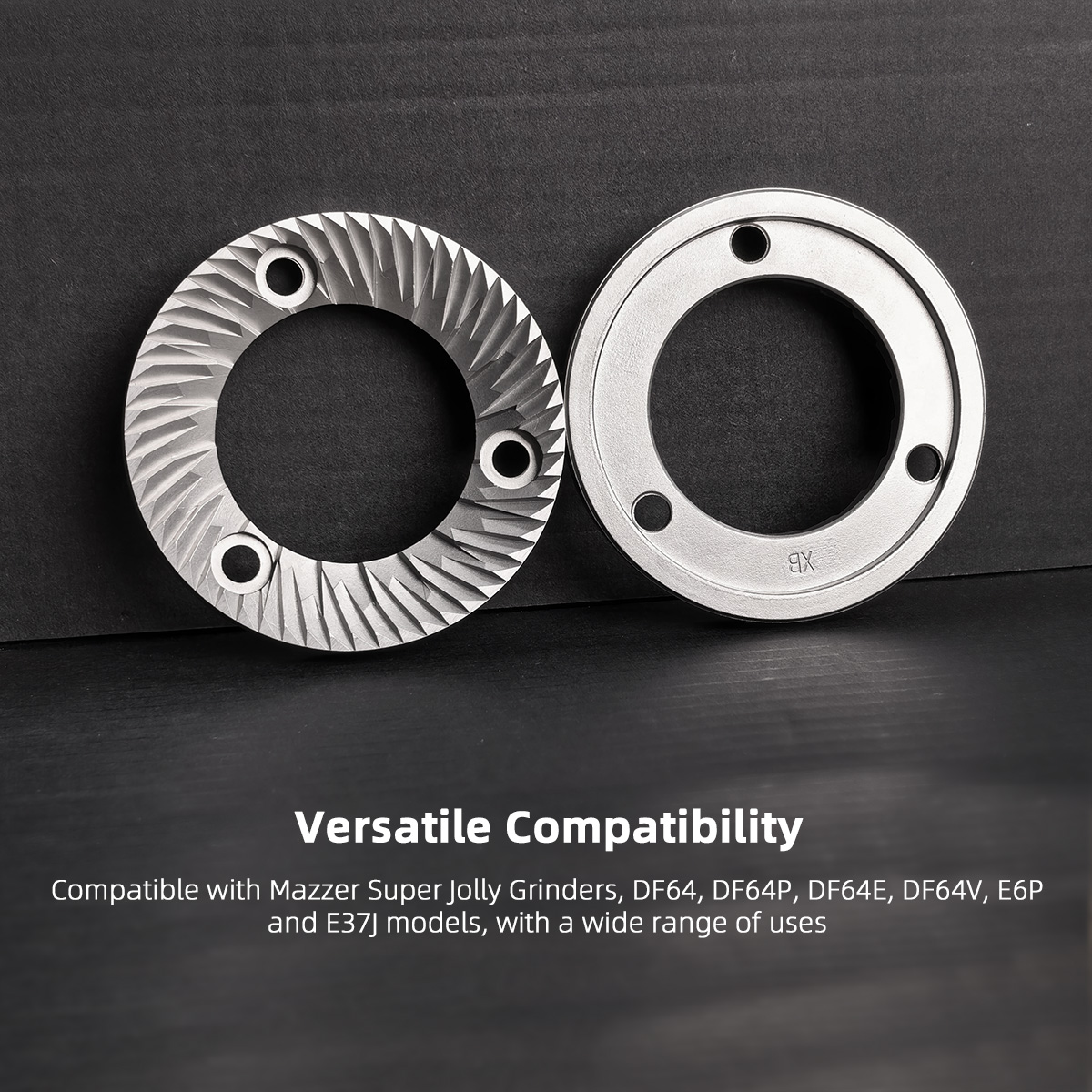 2PCS Coffee Grinding 64mm Flat - огляд і ціна Coffee Grinder Burr Flat
